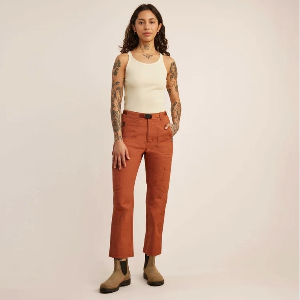 Roark CAMPOVER CARGO PANT Coconut Shell Women's Size Small NEW